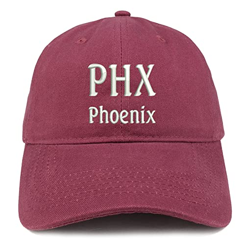 Trendy Apparel Shop PHX Pheonix Low Profile Soft Cotton Baseball Cap