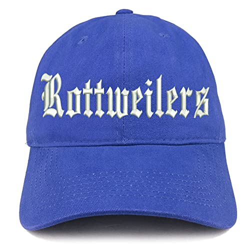 Trendy Apparel Shop Old English Rottweilers Low Profile Soft Cotton Baseball Cap
