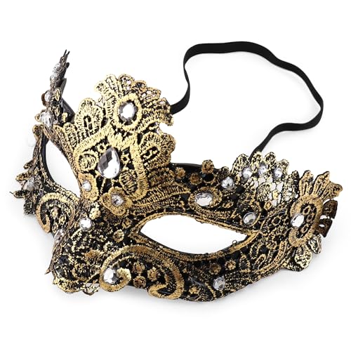 Trendy Apparel Shop Half Mask Venetian Masquerade Ball Costume