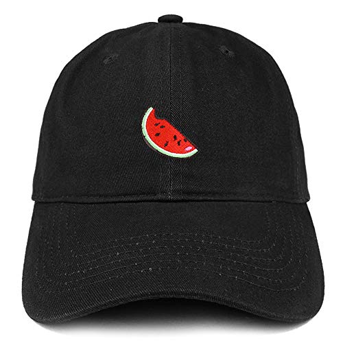 Trendy Apparel Shop Watermelon Patch Brushed Cotton Unstructured Dad Hat