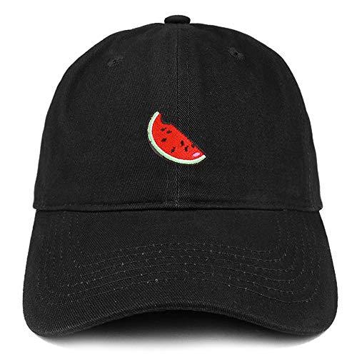 Trendy Apparel Shop Watermelon Patch Brushed Cotton Unstructured Dad Hat
