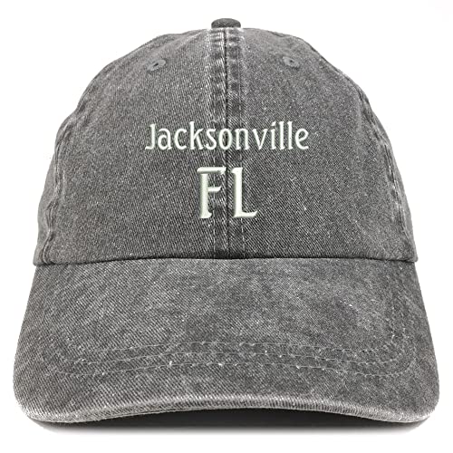 Trendy Apparel Shop Jacksonville FL Embroidered Pigment Dyed Washed Baseball Cap