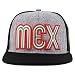 Trendy Apparel Shop Mexico Eagle Embroidered Laser Punching Mesh Back Flatbill Snapback Cap