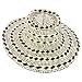 Trendy Apparel Shop Tribal Pattern Wide Brim Paper Gambler Hat