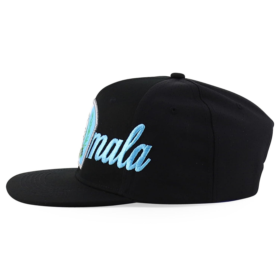 Trendy Apparel Shop Central America States Embroidered Mesh Back Flat Bill Cap