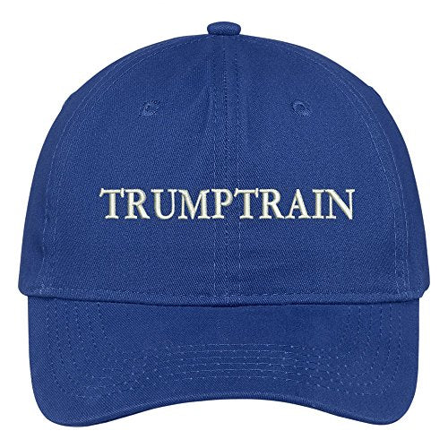 Trendy Apparel Shop Trumptrain Embroidered Soft Crown 100% Brushed Cotton Cap