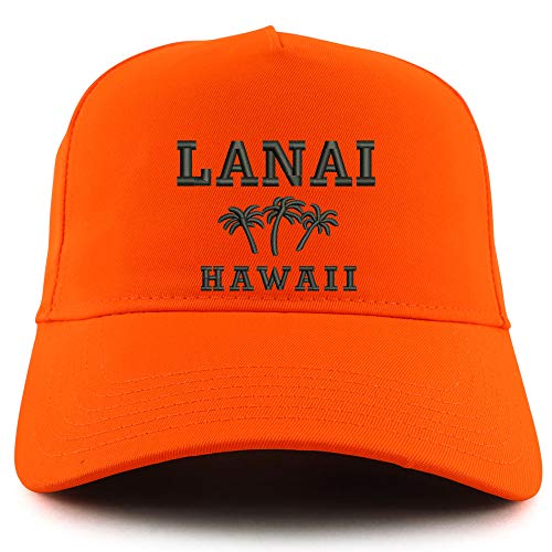 Trendy Apparel Shop Lanai Hawaii Embroidered Neon 5 Panel Baseball Cap