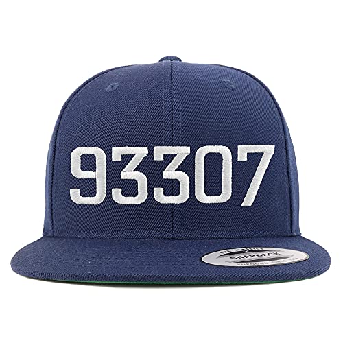 Trendy Apparel Shop 93307 Bakersfield CA Old English Embroidered Flatbill Snapback