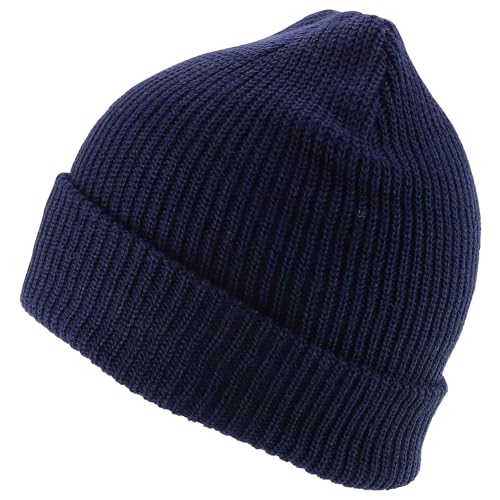 Trendy Apparel Shop Warm Winter Acrylic Ribbed Knit Cuff Beanie Hat