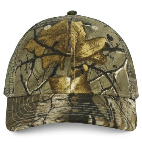 Trendy Apparel Shop Hunting Camouflage Adjustable Mesh Back Tucker Cap