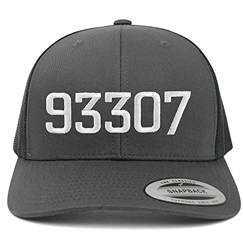 Trendy Apparel Shop 93307 Bakersfield CA Old English 6 Panel Trucker Mesh Cap