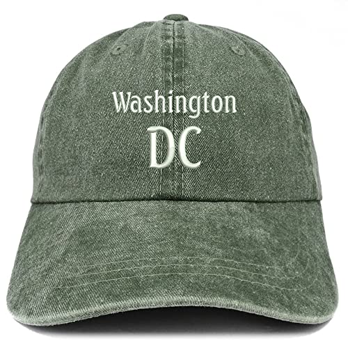 Trendy Apparel Shop Washington DC Embroidered Pigment Dyed Washed Baseball Cap
