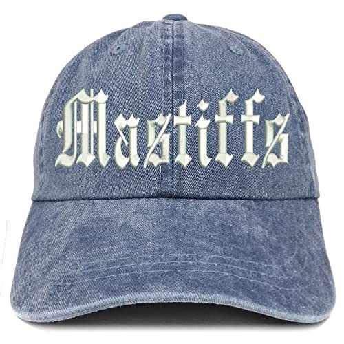 Trendy Apparel Shop Old English Mastiffs Washed Pigment Dyed Baseball Cap