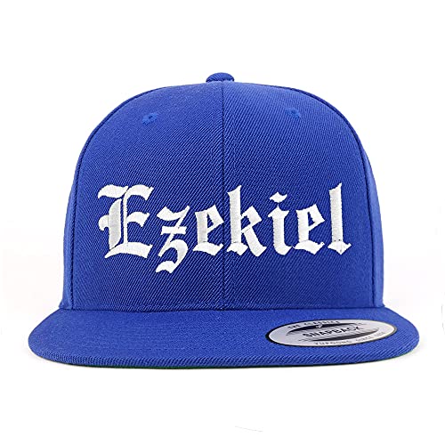 Trendy Apparel Shop Ezekiel Old English Embroidered Flatbill Snapback