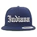 Trendy Apparel Shop Indiana State Old English Embroidered Flatbill Snapback