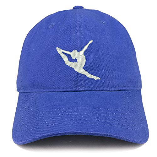 Trendy Apparel Shop Gymnast Embroidered Soft Crown 100% Brushed Cotton Cap