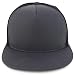 Trendy Apparel Shop Structured High Crown 5 Panel Round Flat Bill Trucker Cap