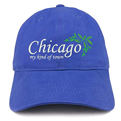 Trendy Apparel Shop Chicago Embroidered 100% Cotton Adjustable Cap Dad Hat