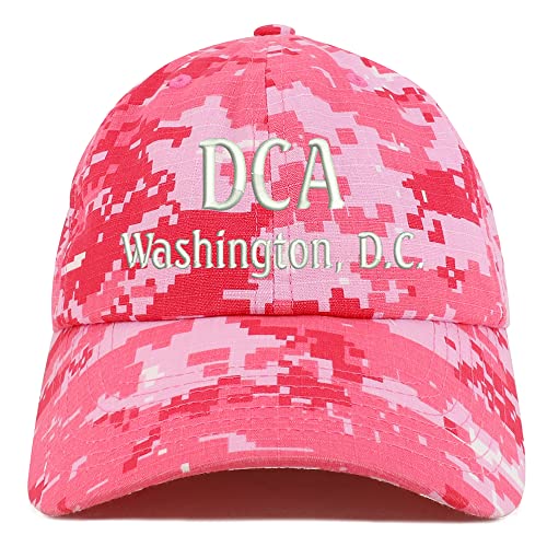 Trendy Apparel Shop DCA Washington DC Low Profile Soft Cotton Baseball Cap