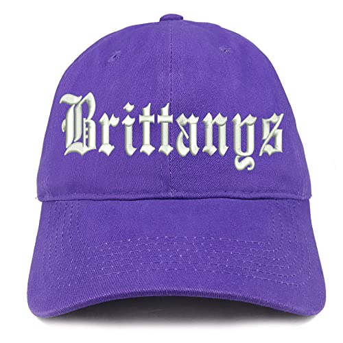Trendy Apparel Shop Old English Brittanys Low Profile Soft Cotton Baseball Cap