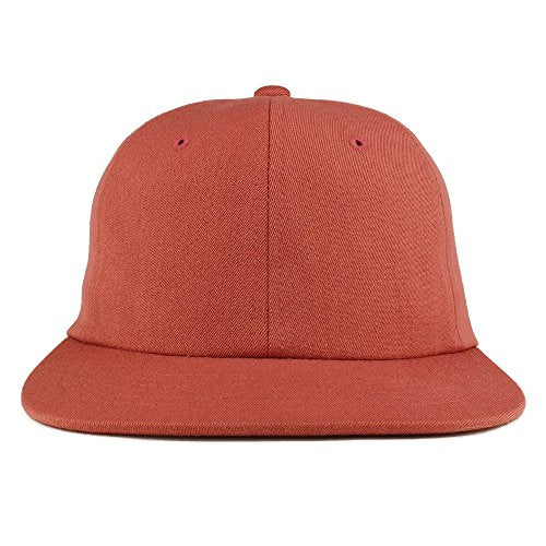 Trendy Apparel Shop Premium Soft Unstructured Flatbill Adjustable Snapback Cap