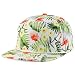 Trendy Apparel Shop Floral Print Unstructured 5 Panel Flatbill Rope Baseball Cap