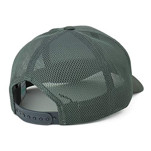 Trendy Apparel Shop XXL Bee Embroidered Structured Trucker Mesh Cap