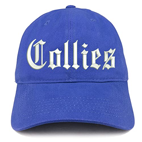 Trendy Apparel Shop Old English Collies Low Profile Soft Cotton Baseball Cap