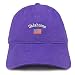 Trendy Apparel Shop Oklahoma USA Flag Low Profile Soft Cotton Baseball Cap