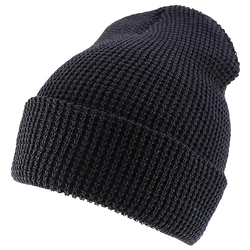 Trendy Apparel Shop Warm Waffle Knit Cuff Beanie