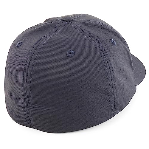 Trendy Apparel Shop Oversize XXL Breathable Plain 6 Panel Structured Air Thru Fitted Ball Cap