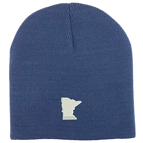 Trendy Apparel Shop Minnesota State Acrylic Winter Knit Skull Short Beanie