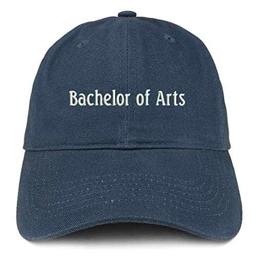 Trendy Apparel Shop Bachelor of Arts Low Profile Soft Cotton Baseball Cap