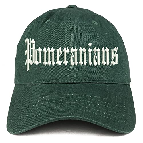 Trendy Apparel Shop Old English Pomeranians Low Profile Soft Cotton Baseball Cap