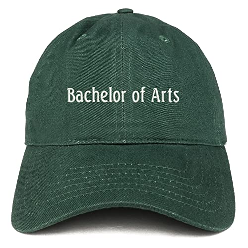 Trendy Apparel Shop Bachelor of Arts Low Profile Soft Cotton Baseball Cap