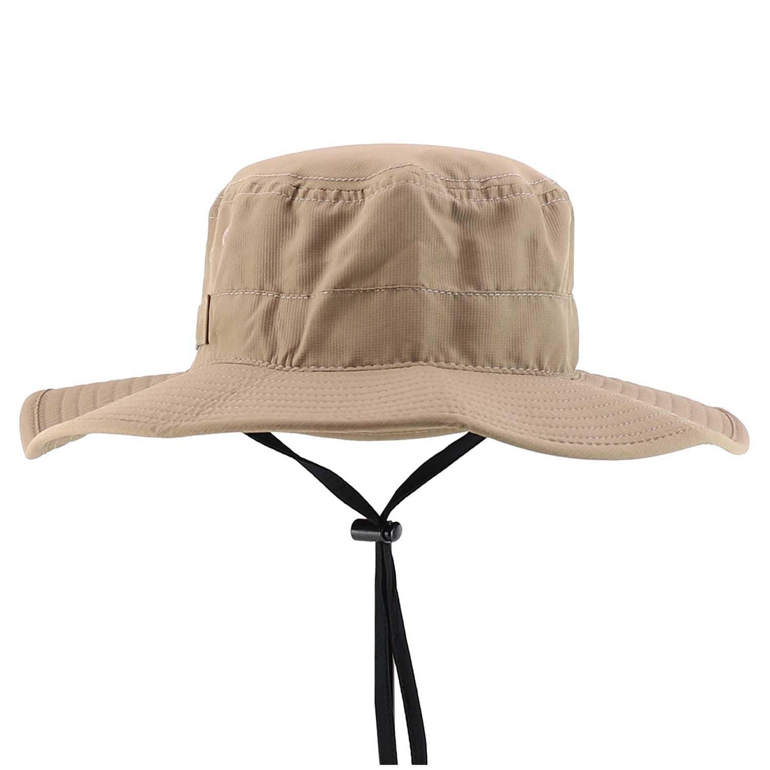 Trendy Apparel Shop Outdoor Large Brim Micro Mesh Performance Boonie Bucket Hat with Strap