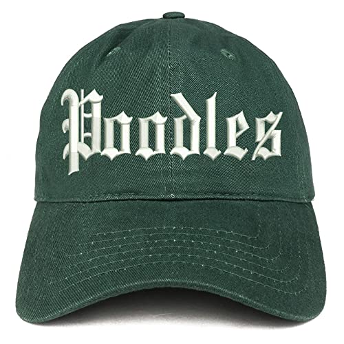 Trendy Apparel Shop Old English Poodles Low Profile Soft Cotton Baseball Cap