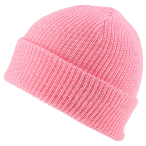 Trendy Apparel Shop Warm Winter Acrylic Ribbed Knit Cuff Beanie Hat