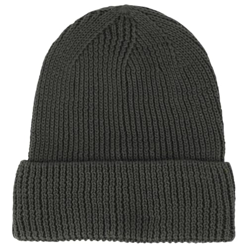 Trendy Apparel Shop Stretchy Cotton Knitted Cuff Beanie Hat