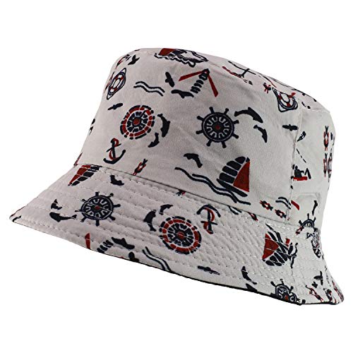 Trendy Apparel Shop Short Brim Kid's Summer Bucket Hat