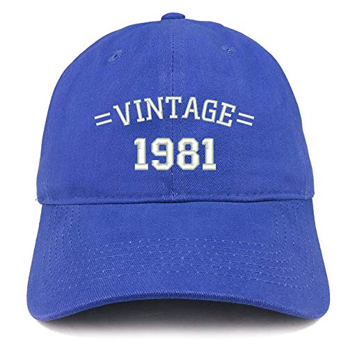 Trendy Apparel Shop Vintage 1981 40TH Birthday Baseball Cap