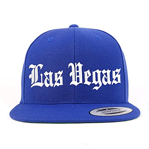 Trendy Apparel Shop Las Vegas Old English Embroidered Flatbill Snapback