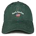 Trendy Apparel Shop North Carolina USA Flag Low Profile Soft Cotton Baseball Cap
