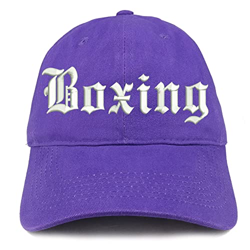 Trendy Apparel Shop Old English Boxing Low Profile Soft Cotton Baseball Cap