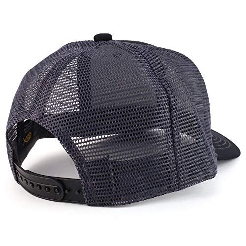 Trendy Apparel Shop Low Profile Two Tone Mesh Back Trucker Baseball Cap
