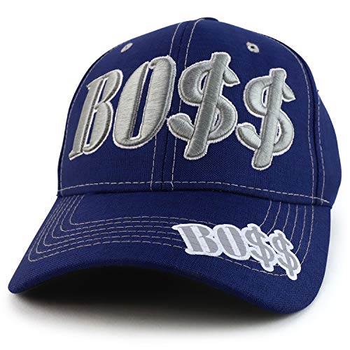 Trendy Apparel Shop Boss 3D Embroidered Structured Baseball Cap