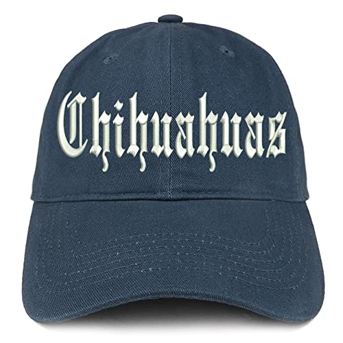 Trendy Apparel Shop Old English Chihuahuas Low Profile Soft Cotton Baseball Cap