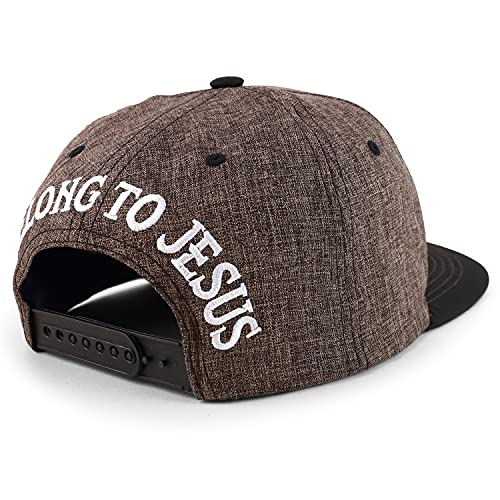 Trendy Apparel Shop Cross Back Off Devil Embroidered Snapback Baseball Cap