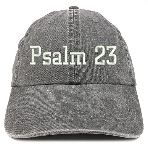 Trendy Apparel Shop Psalm 23 Washed Pigment Dyed Baseball Cap