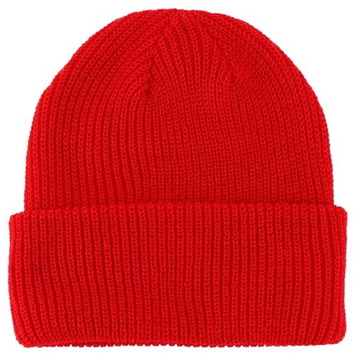Trendy Apparel Shop Warm Winter Acrylic Ribbed Knit Cuff Beanie Hat
